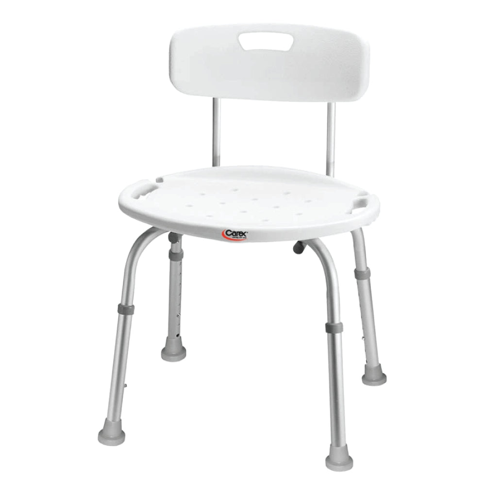 Carex FGB75300 adjustable bath and shower seat with back
