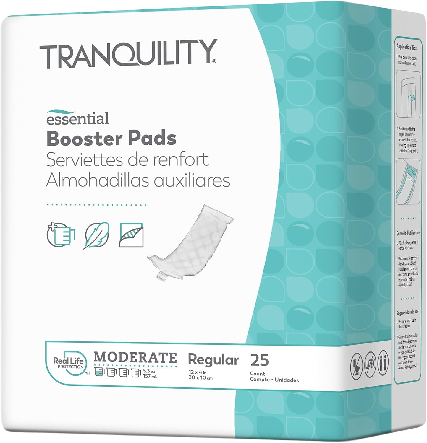 Flow-through booster pads (Booster pads)