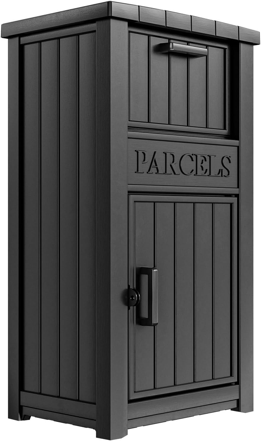 Lockable package delivery box (Package access)