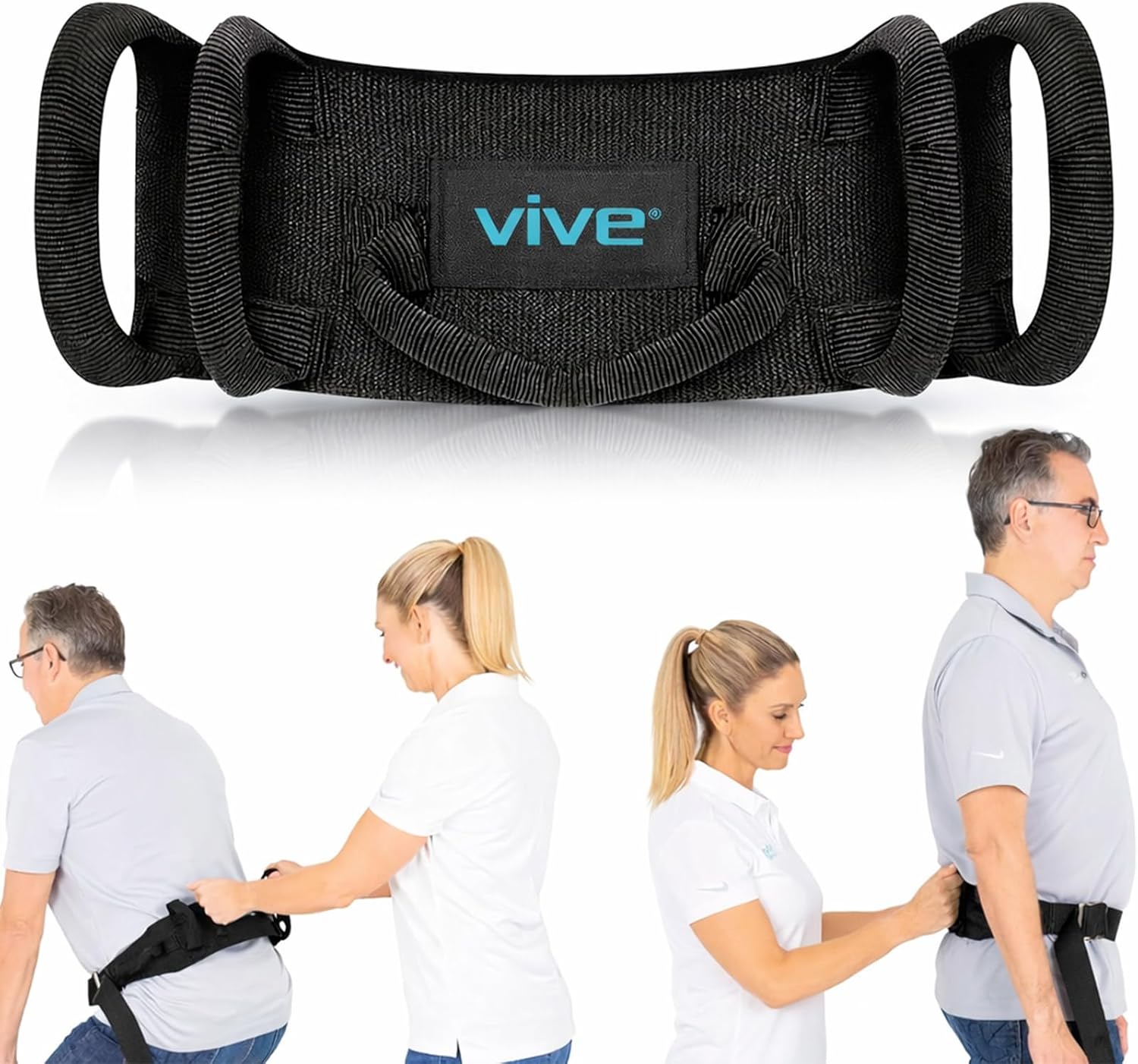 Padded gait belt with handles (Transfer support)
