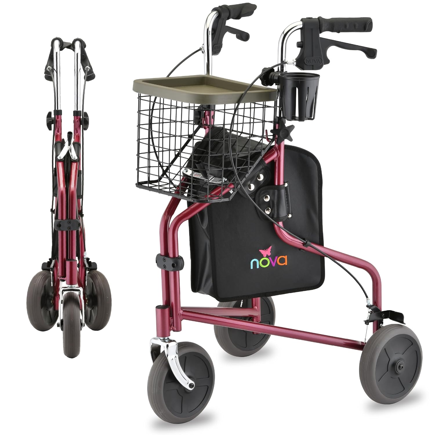 Traveler 3-wheel walker (Three-wheel rollator)