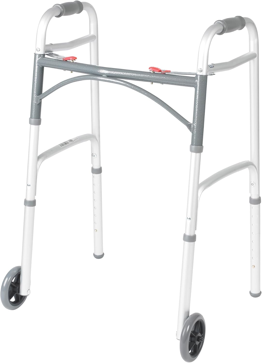 Deluxe two-button folding walker (Standard walker)