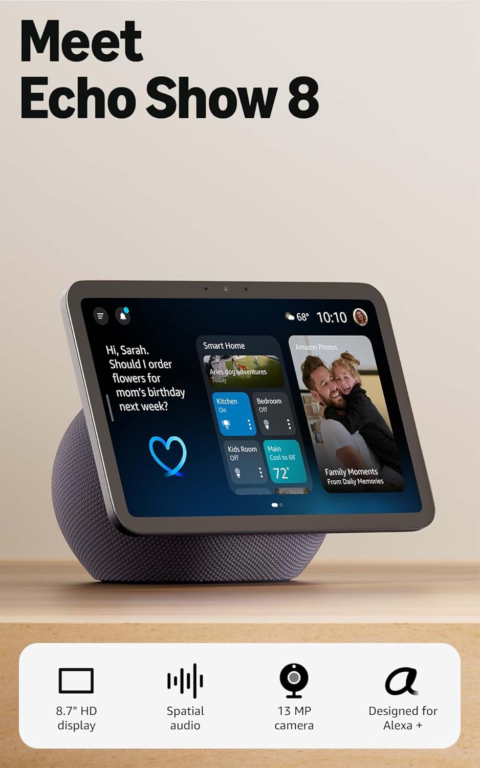 Echo Show 8 (Voice assistant)