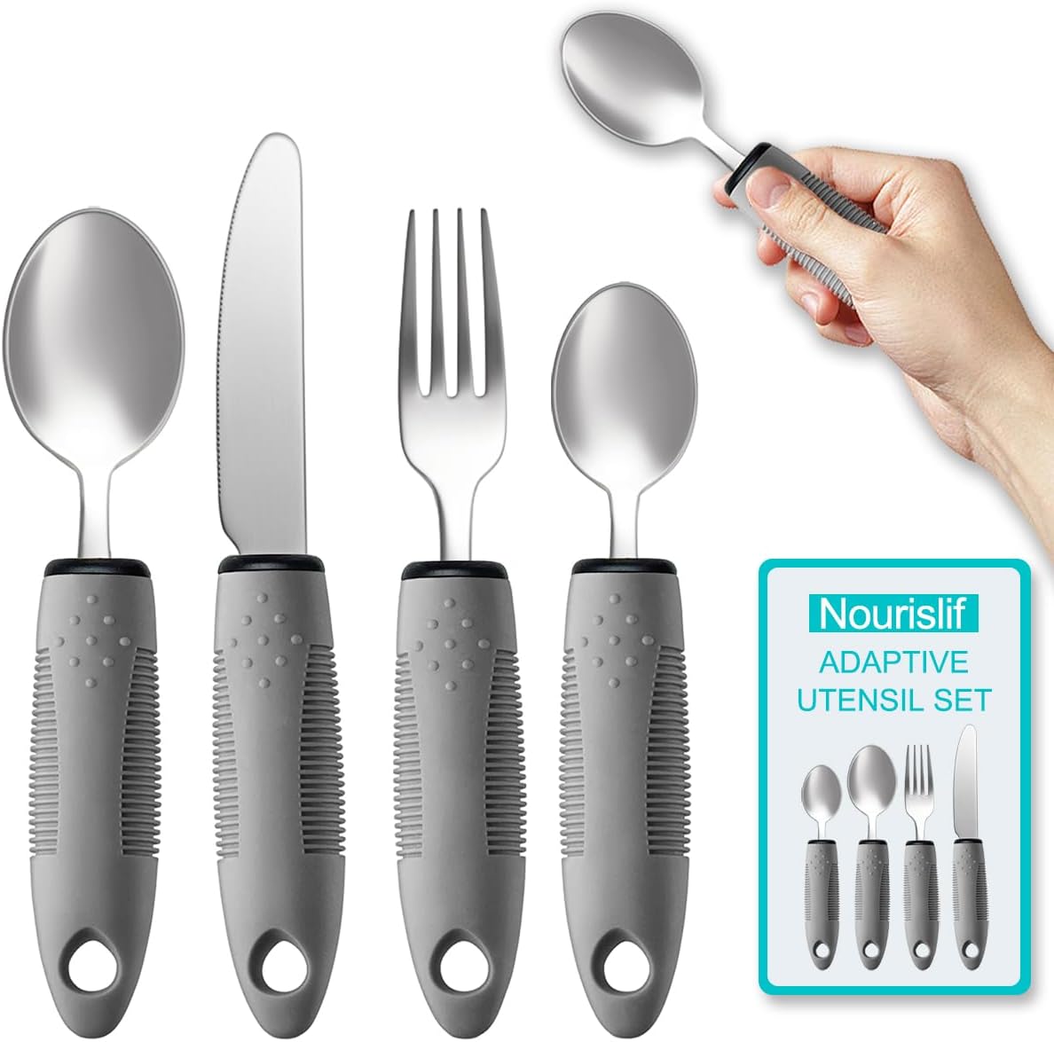Good Grips adaptive utensil set (Eating)