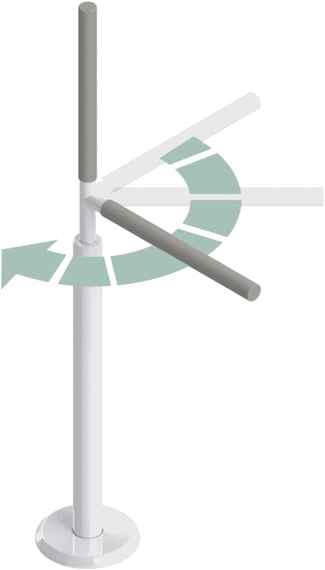 HealthCraft Advantage Rail Pivot Support Pole (Floor-mounted pivot support rail)