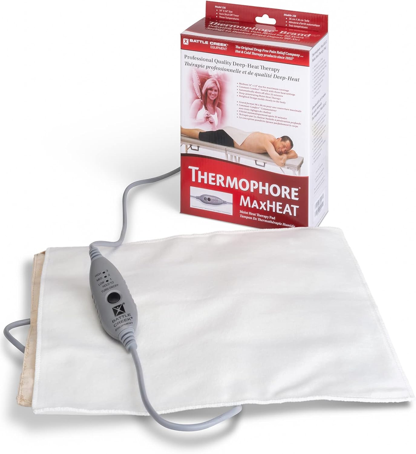 MaxHEAT moist heating pad (Heating comfort)