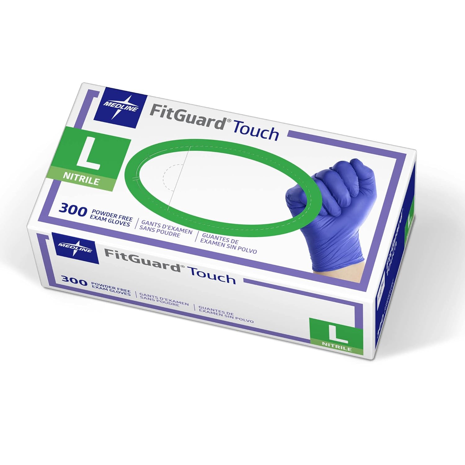 Nitrile exam gloves (Hand protection)