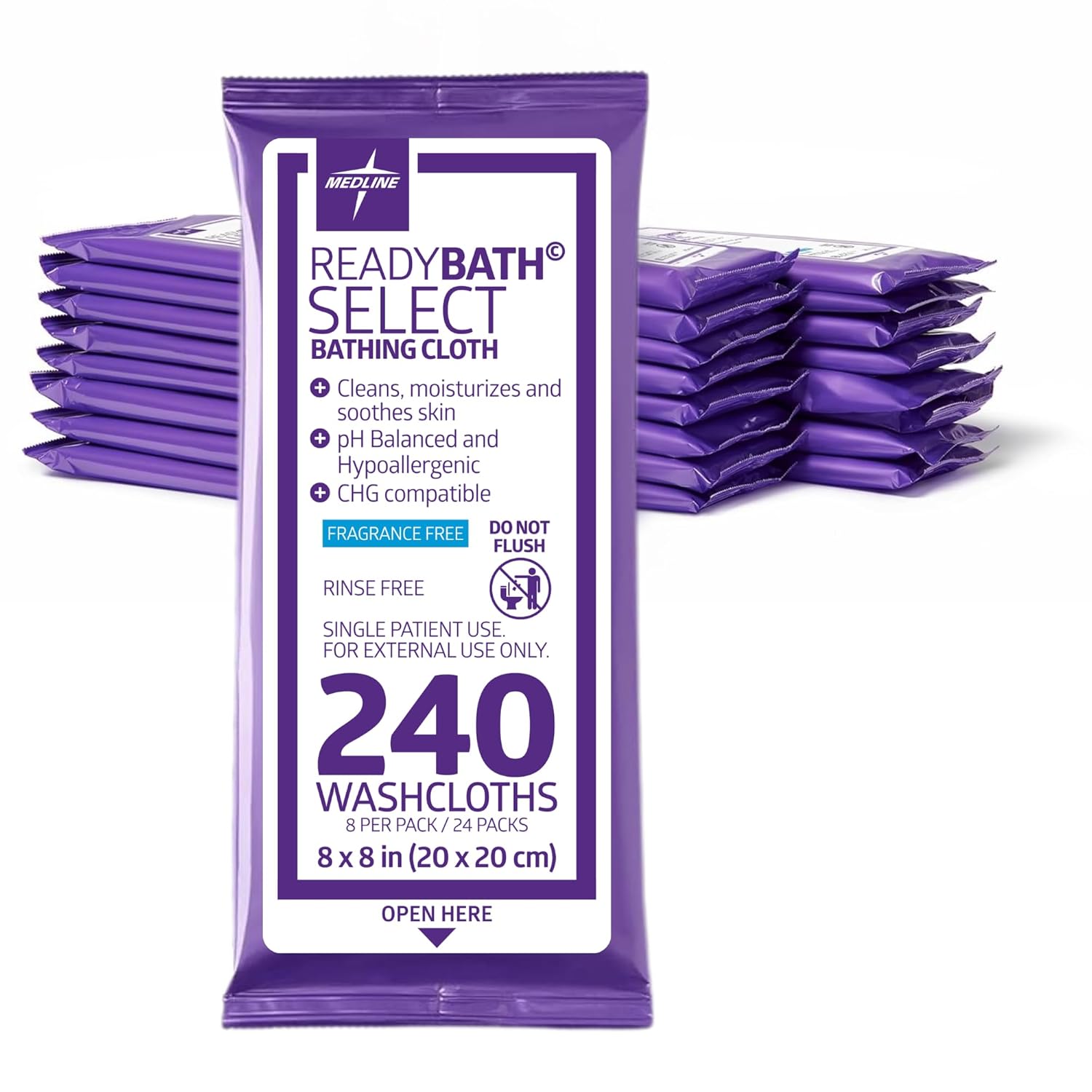 No-rinse bathing wipes (Bathing alternative)