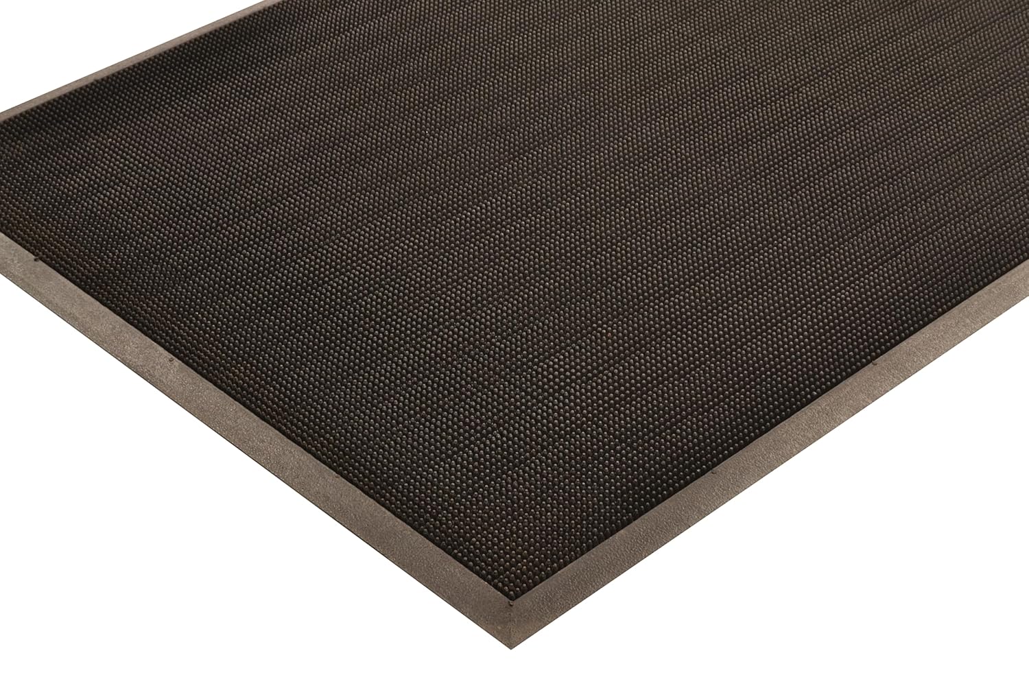 Outdoor rubber scraper mat with beveled edge (Traction)