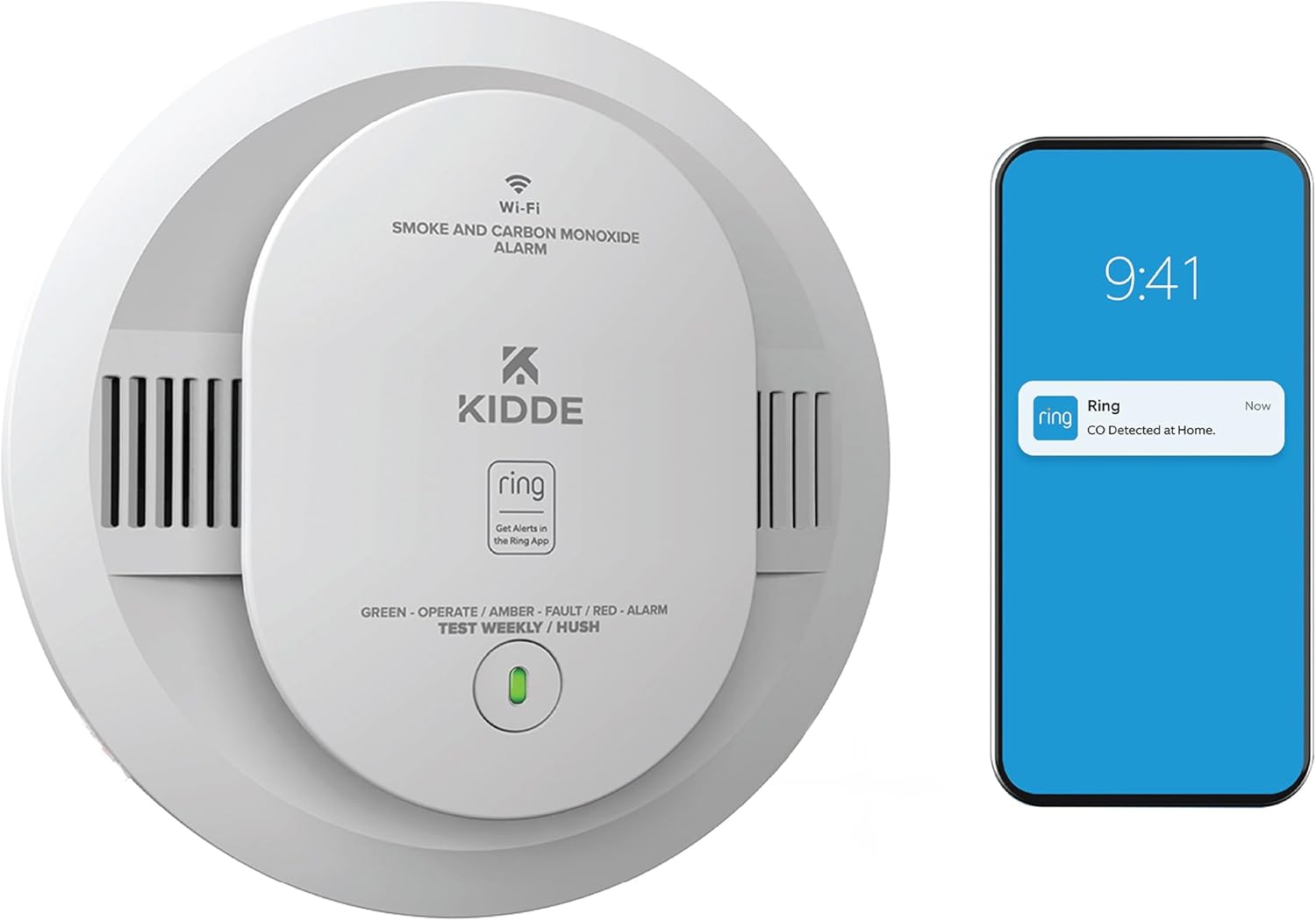 Smart smoke and CO alarm (Smoke and CO)