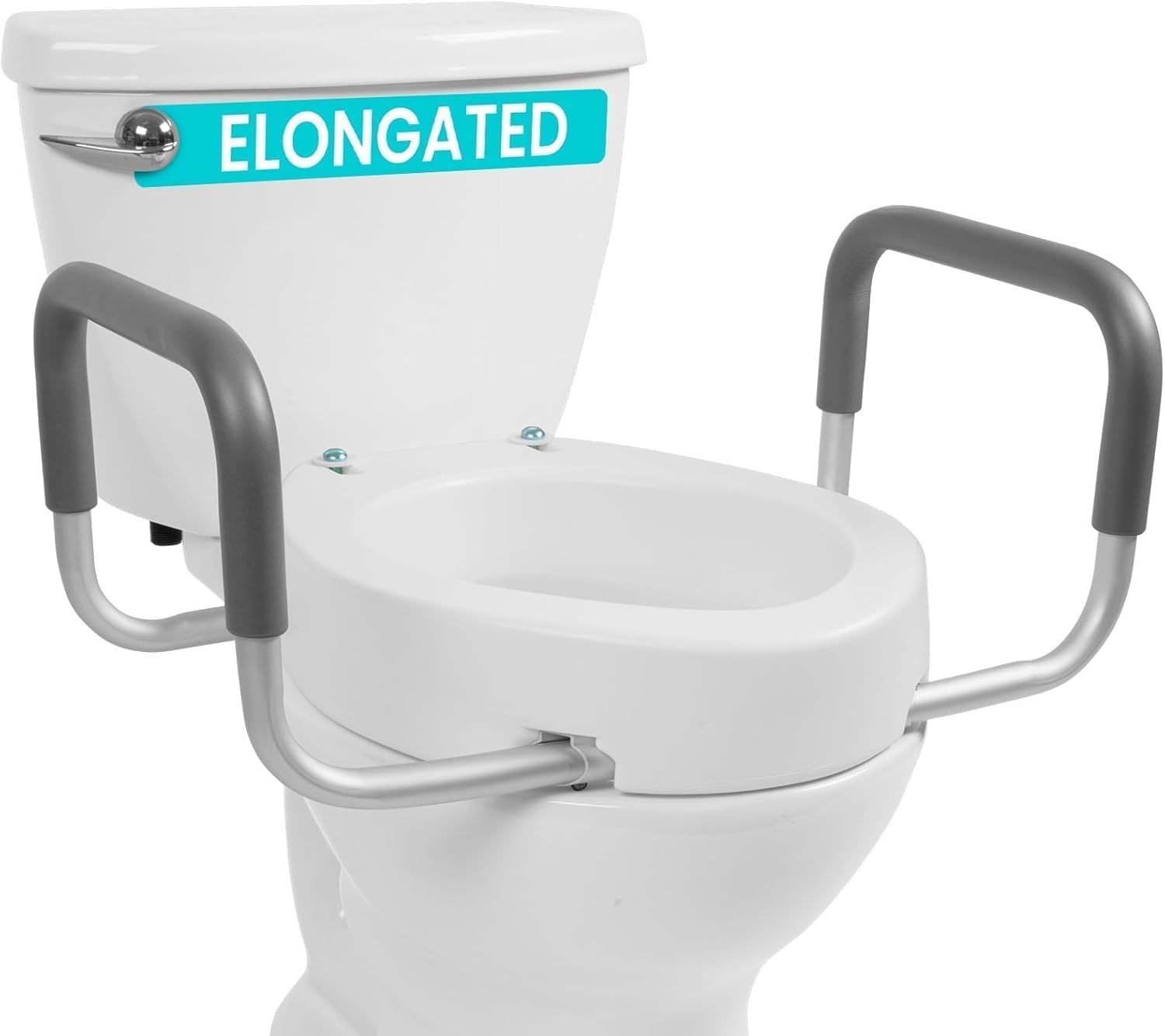 Toilet seat riser with removable arms (Toilet height)