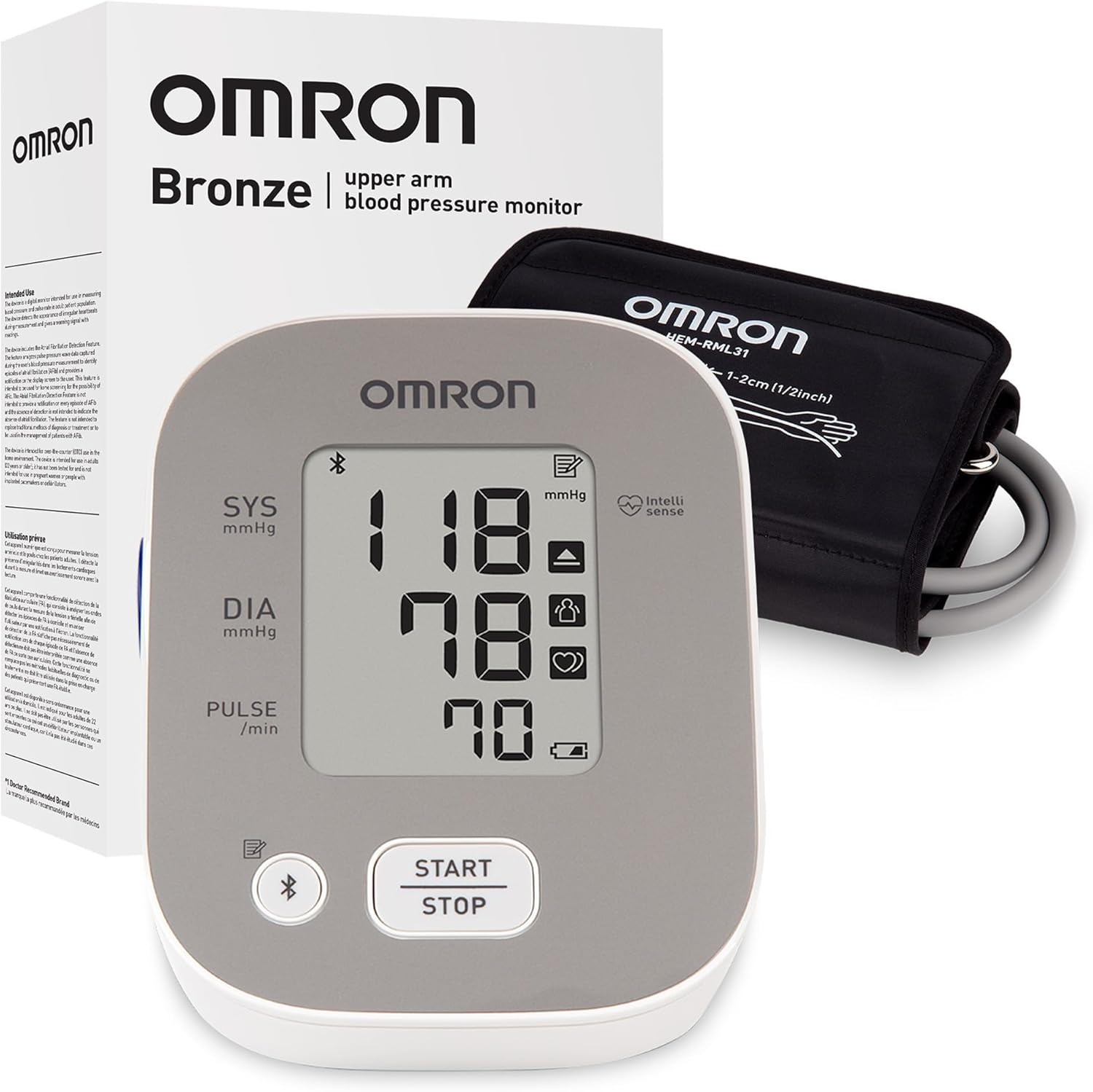 Upper-arm blood pressure monitor (Vital signs)