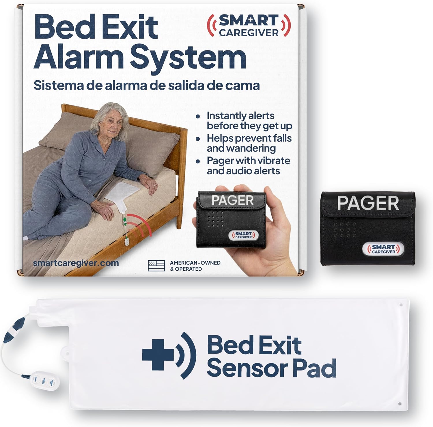 Wireless caregiver door alarm (Exit awareness)