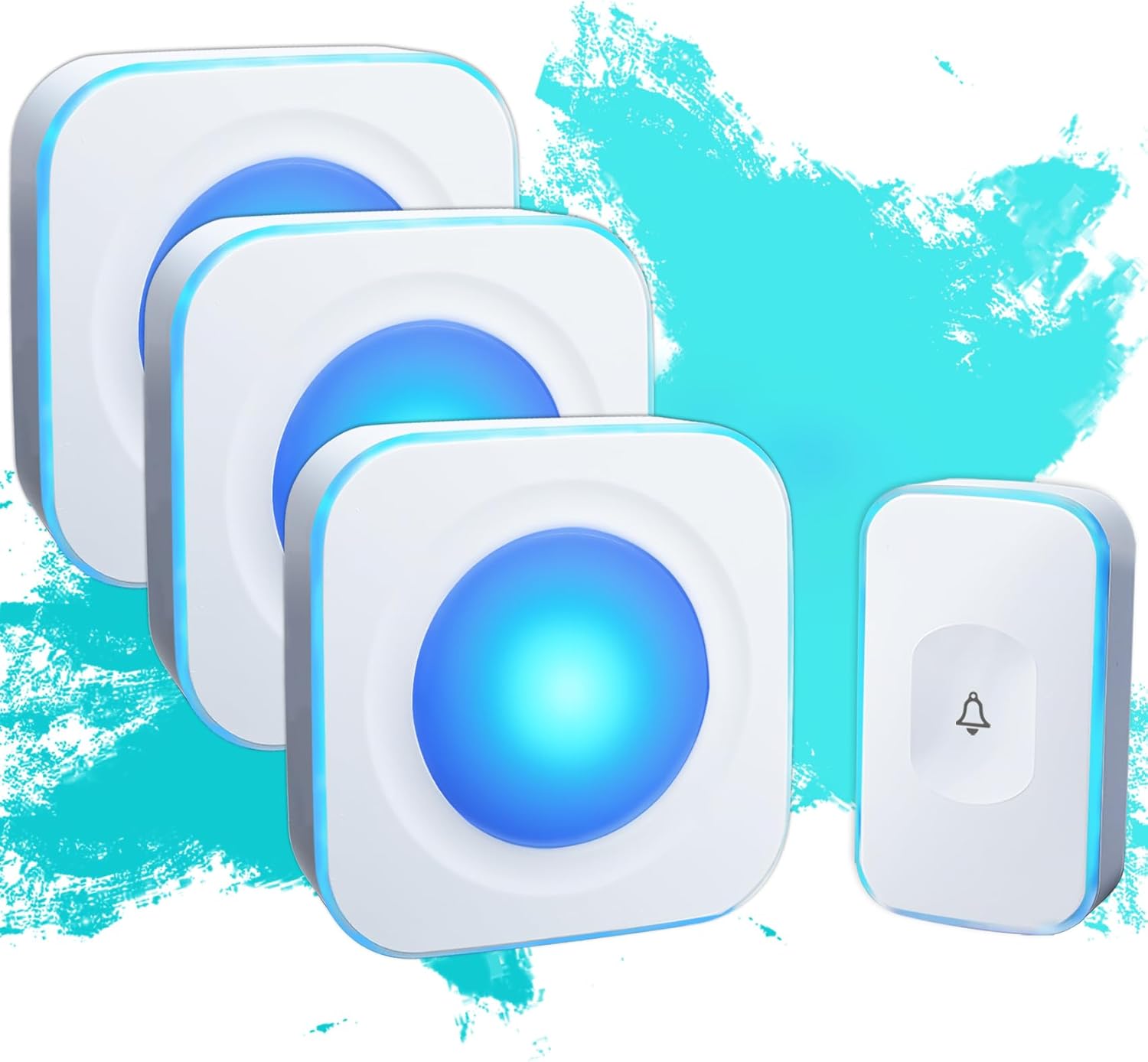 Wireless flashing doorbell (Door alerting)